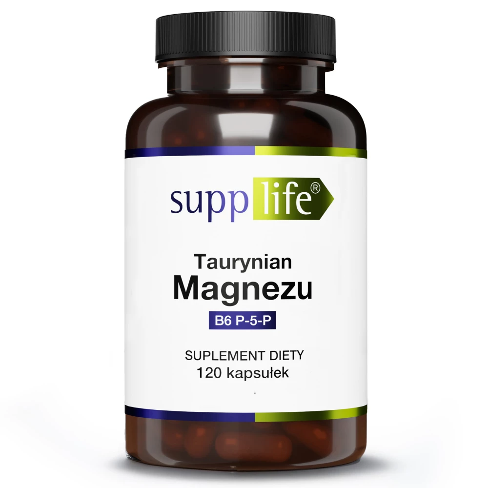 Supplife - Taurynian Magnezu + P-5-P - 120 kapsułek
